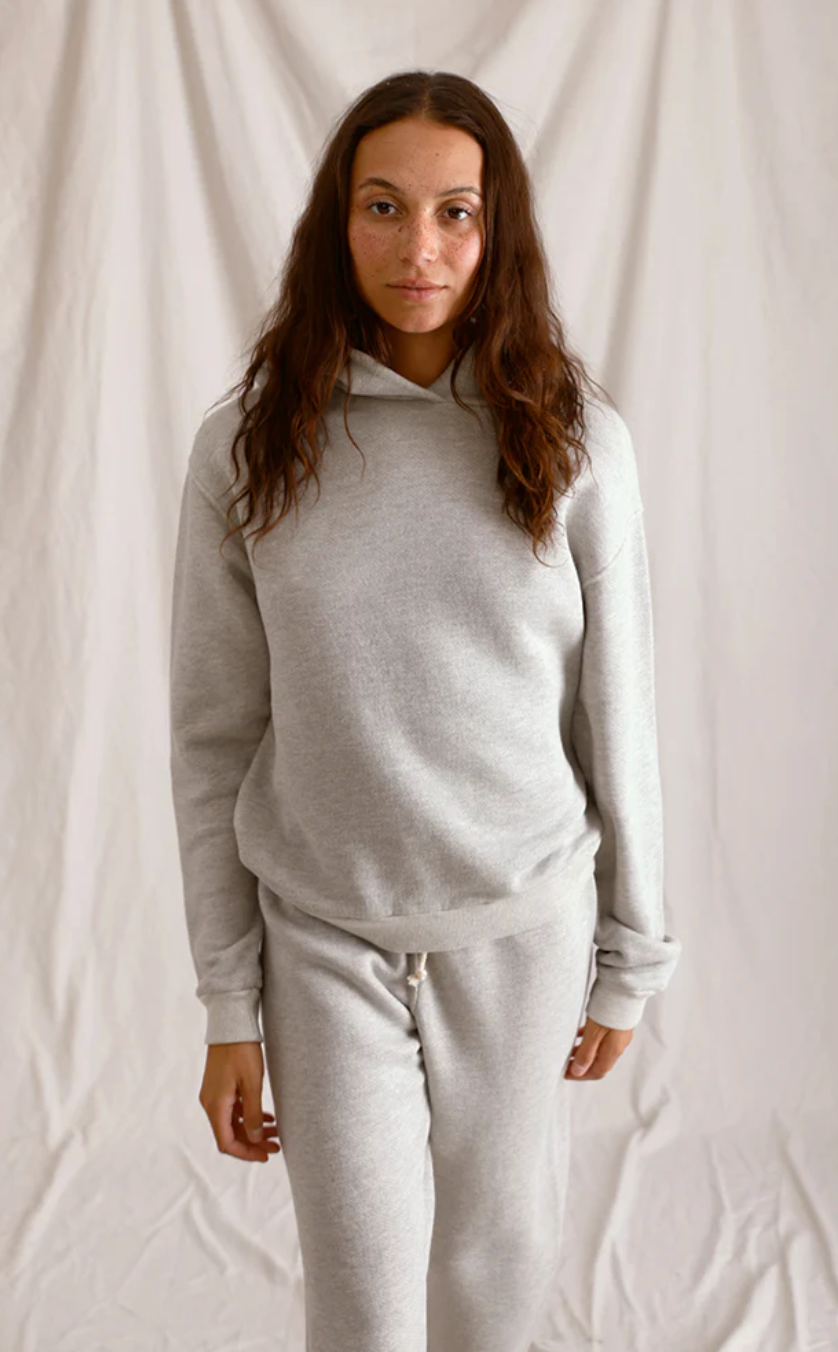 heart fleece pullover hoodie
