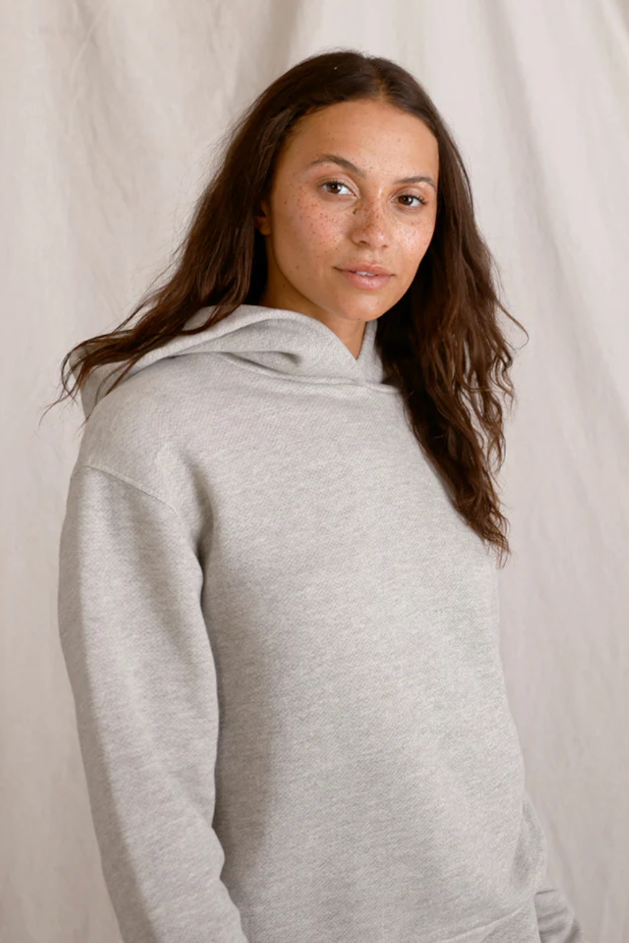heart fleece pullover hoodie