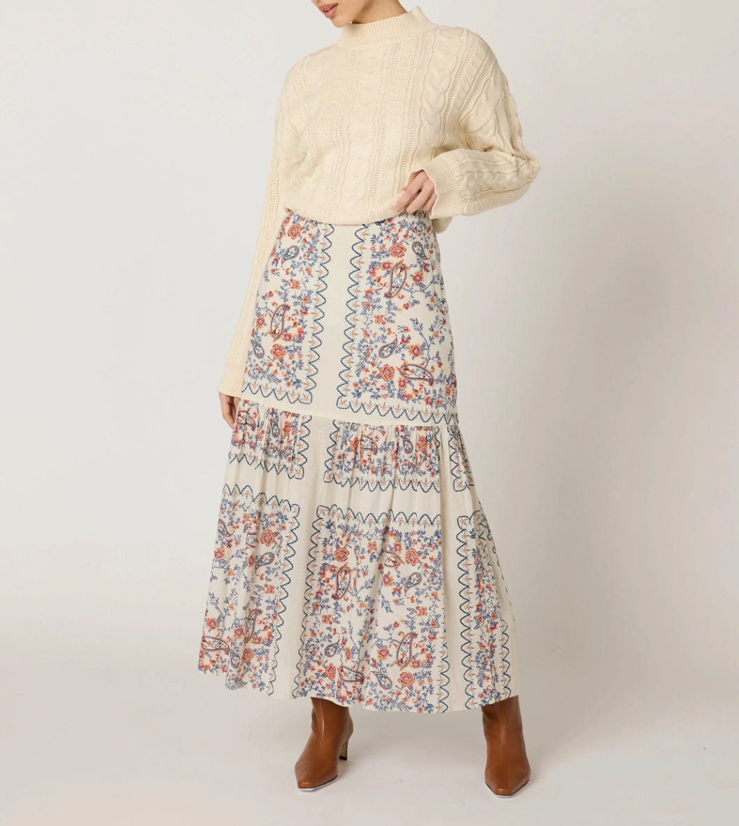 marjorie ankle skirt la ramos