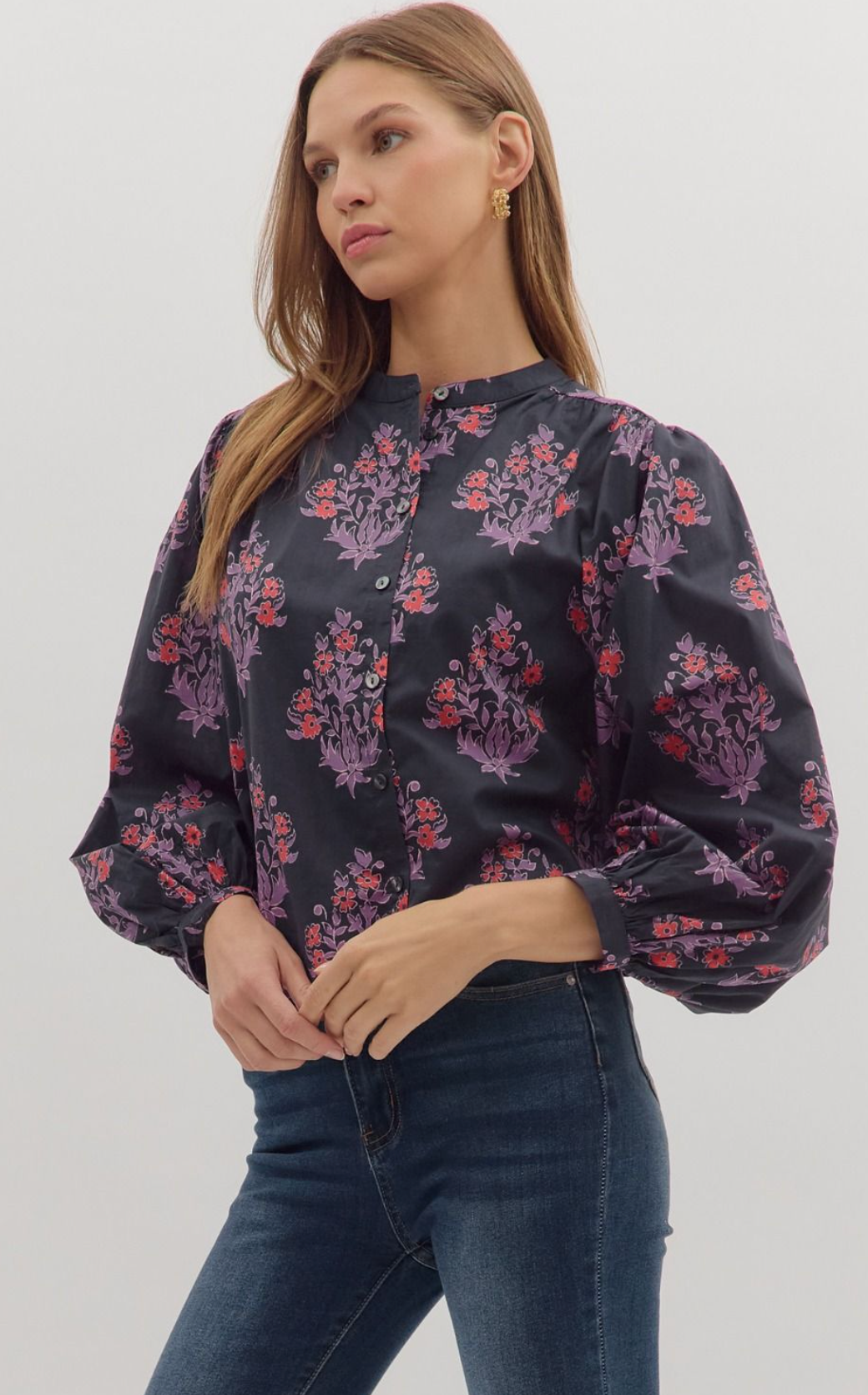 gracie puff sleeve blouse