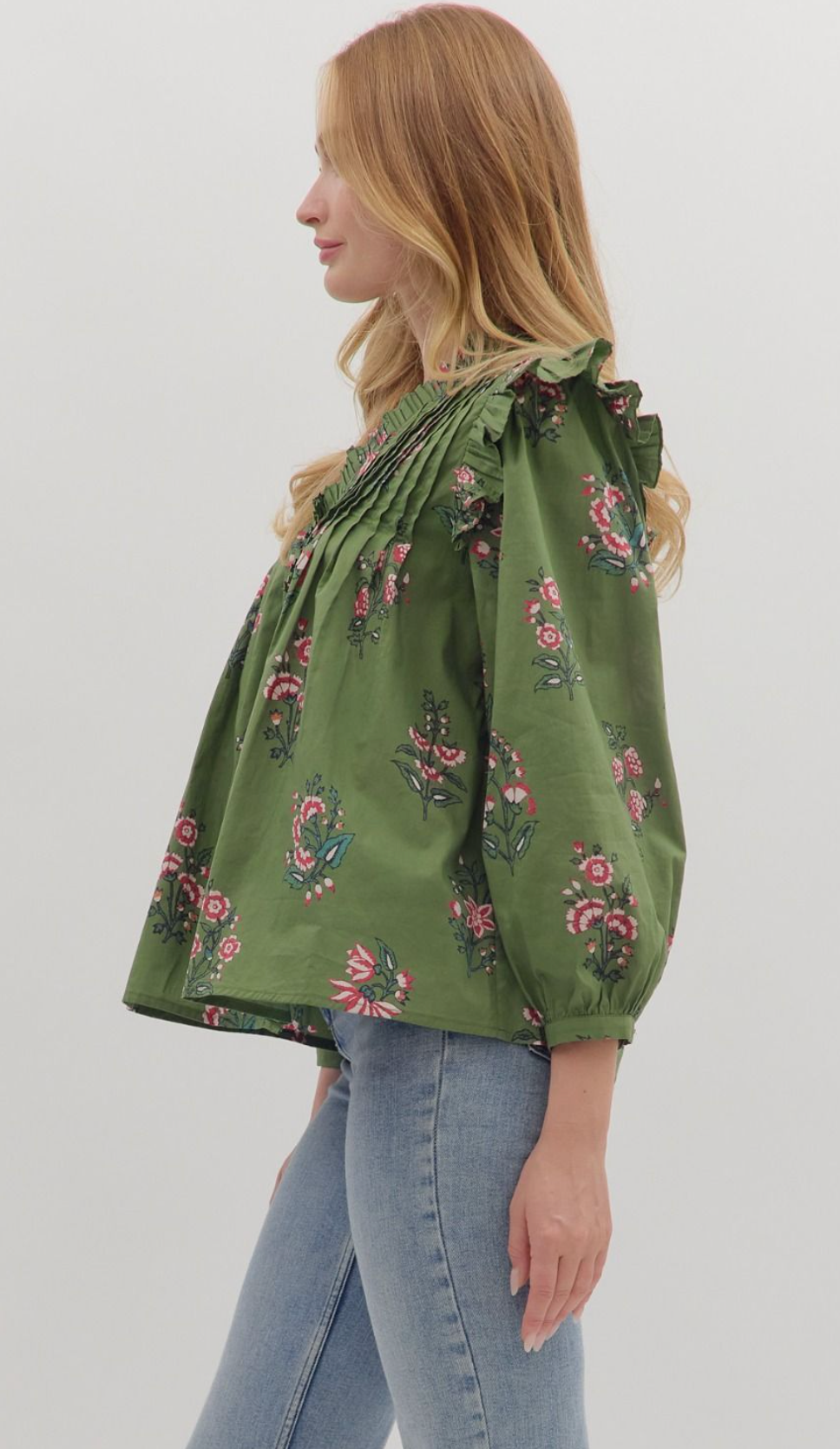 mary margaret floral blouse