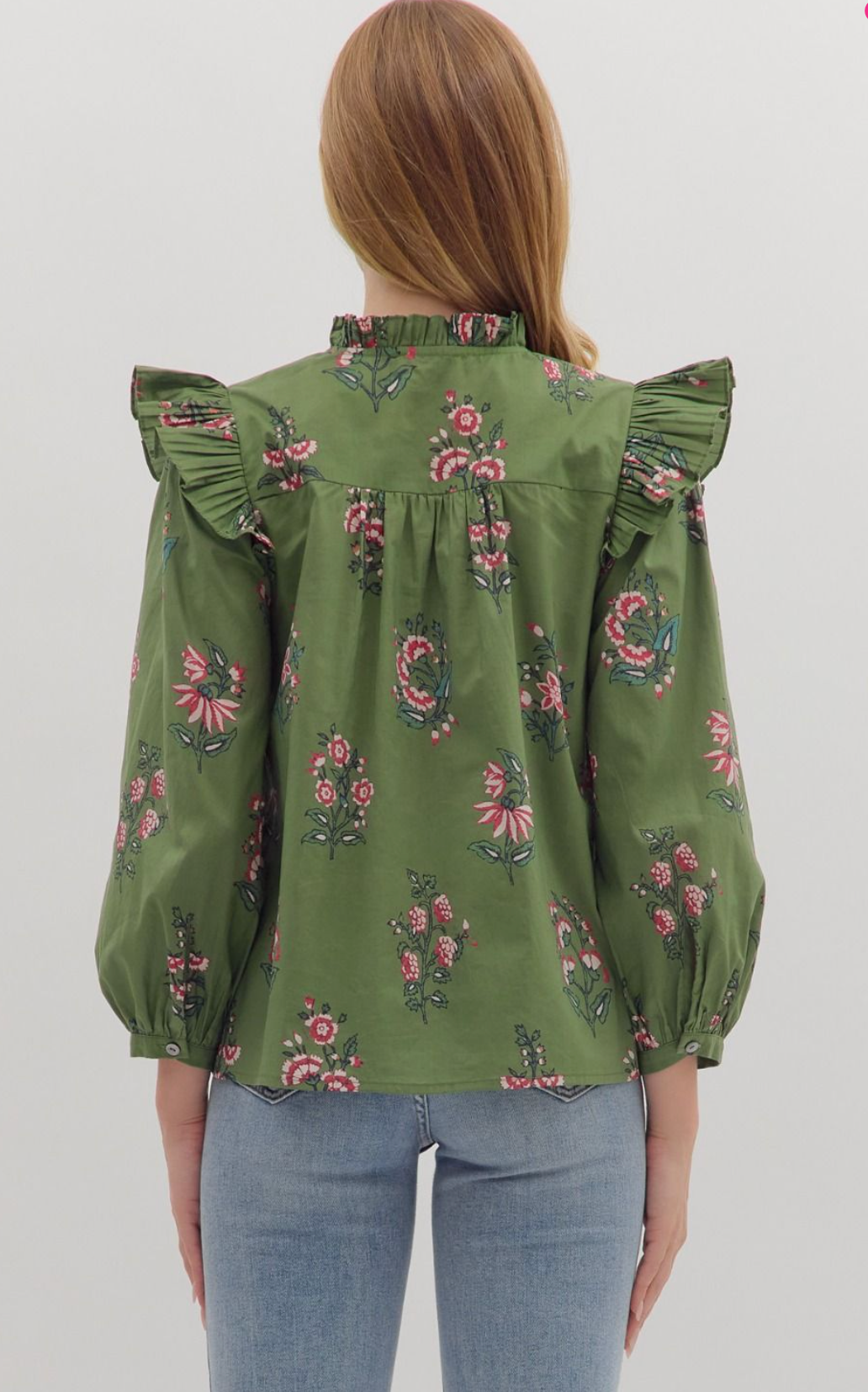mary margaret floral blouse