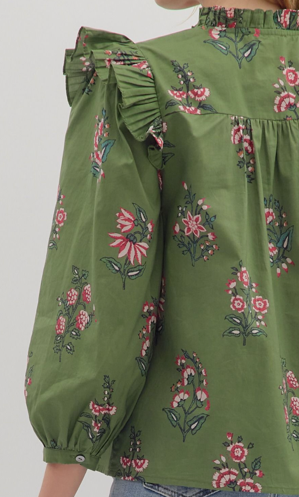 mary margaret floral blouse