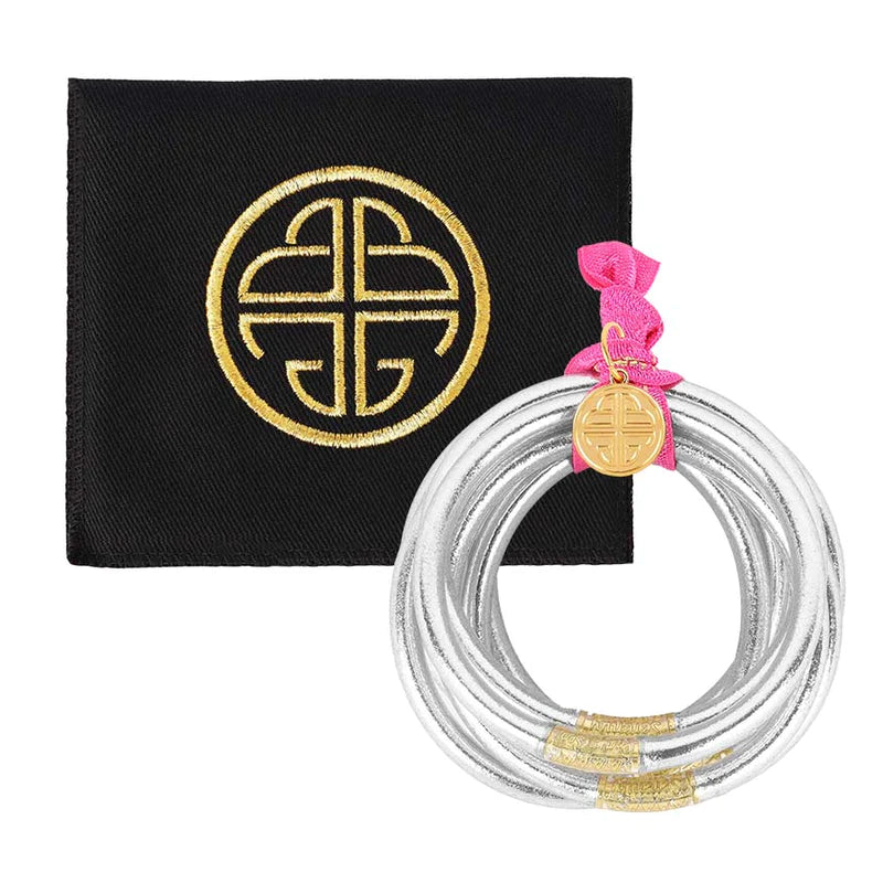 silver all weather bangles awb serenity prayer