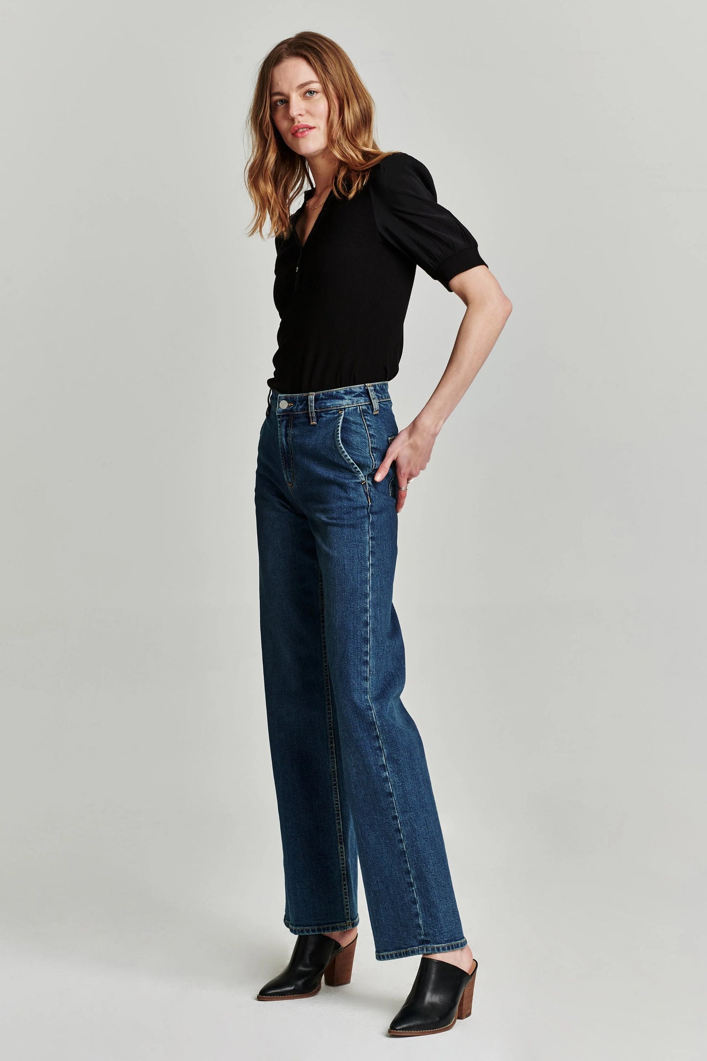 tanner puff sleve henley