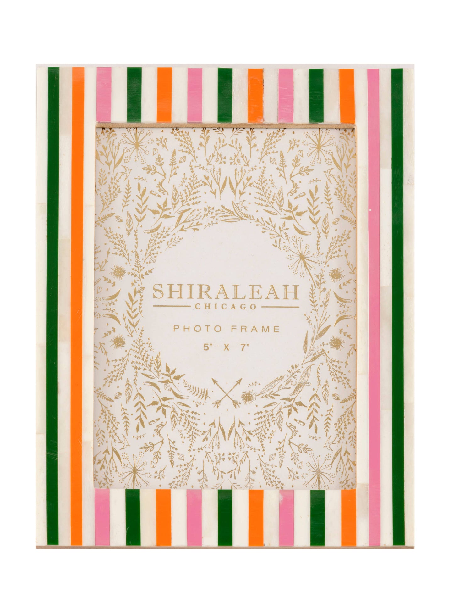 VIVA 5" x 7" MINI STRIPES PICTURE FRAME
