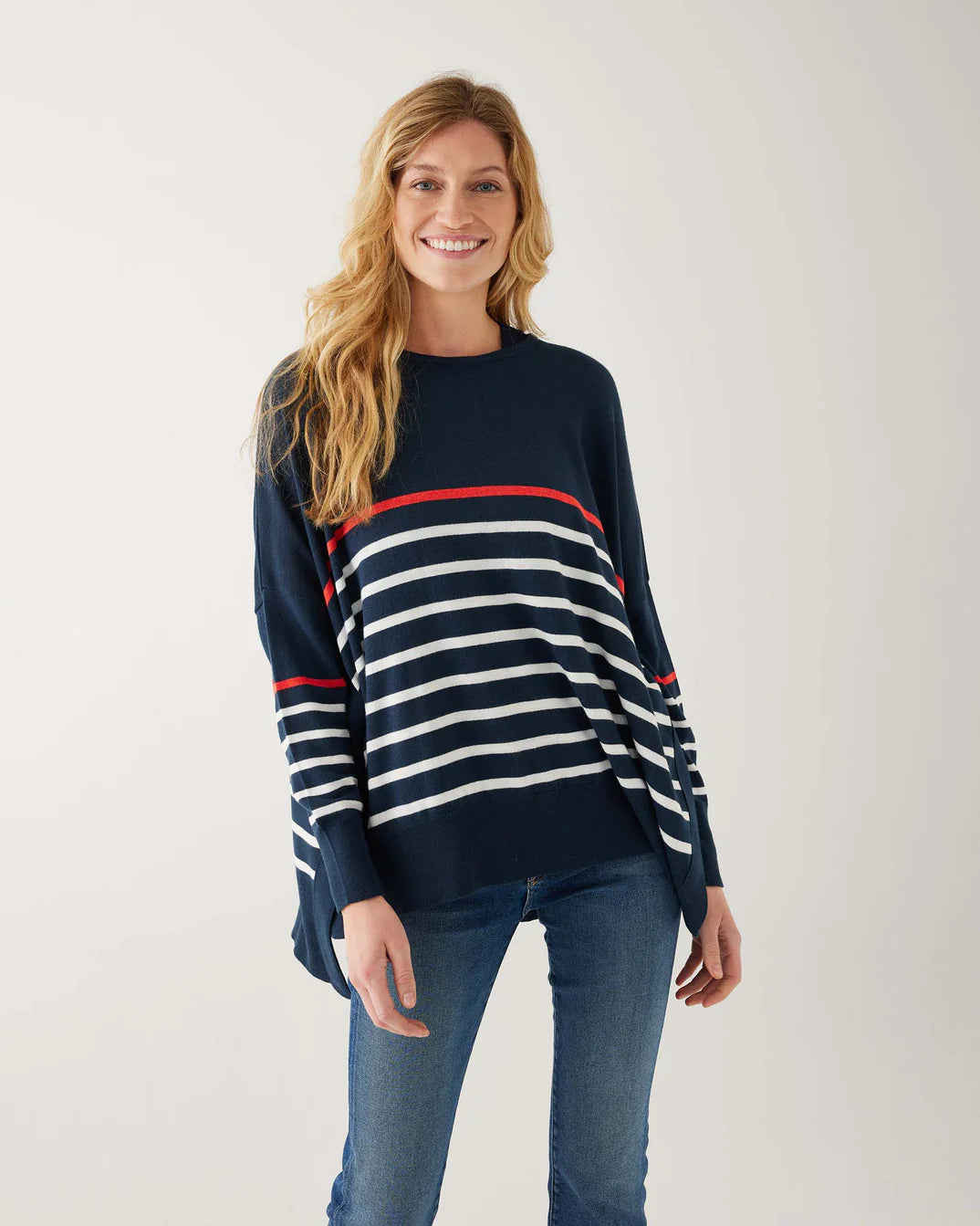 amour sweater with heart patches