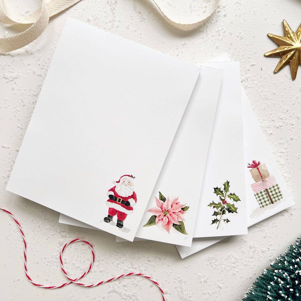 Christmas notepad: Santa
