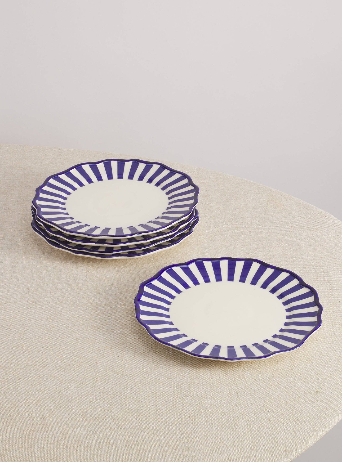Riviera Striped Dinner Plate 10.5"