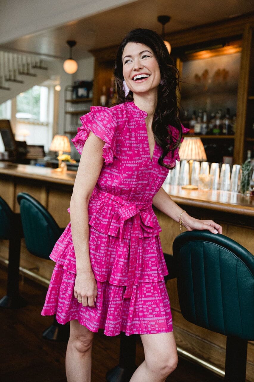 delilah ruffle dress