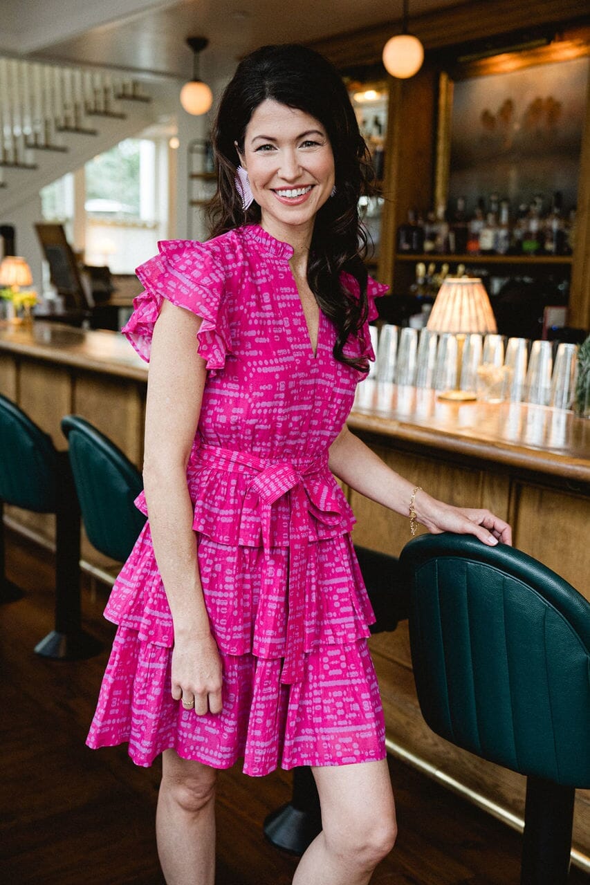 delilah ruffle dress