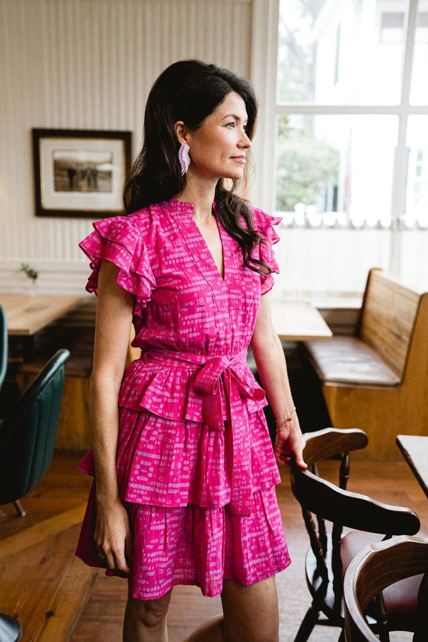 delilah ruffle dress