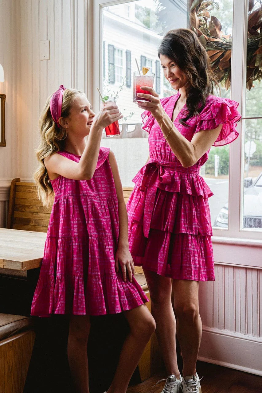delilah ruffle dress