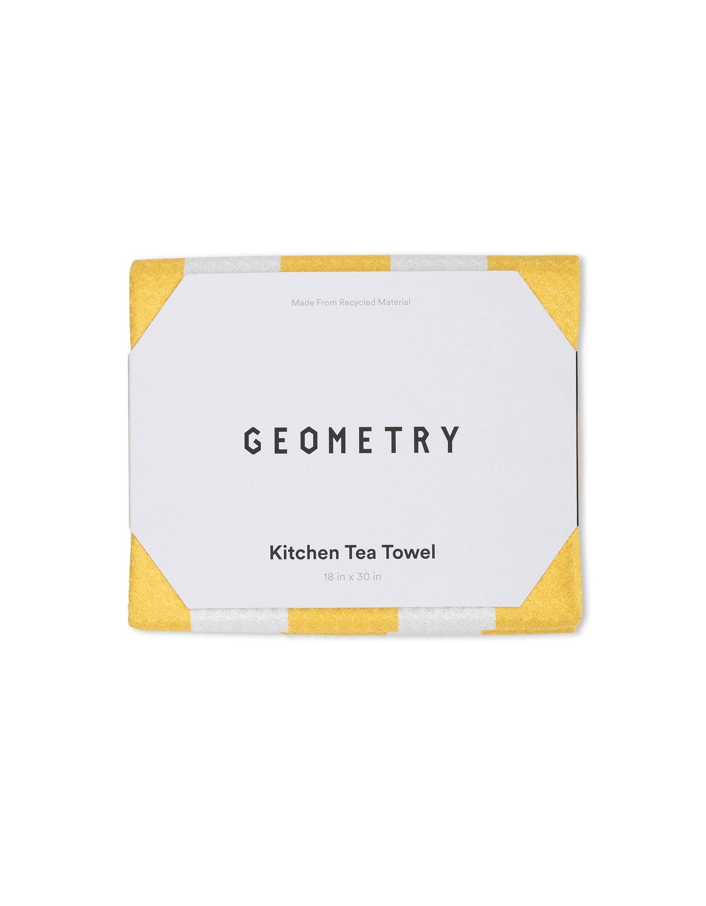 Summer Bold Yellow Tea Towel