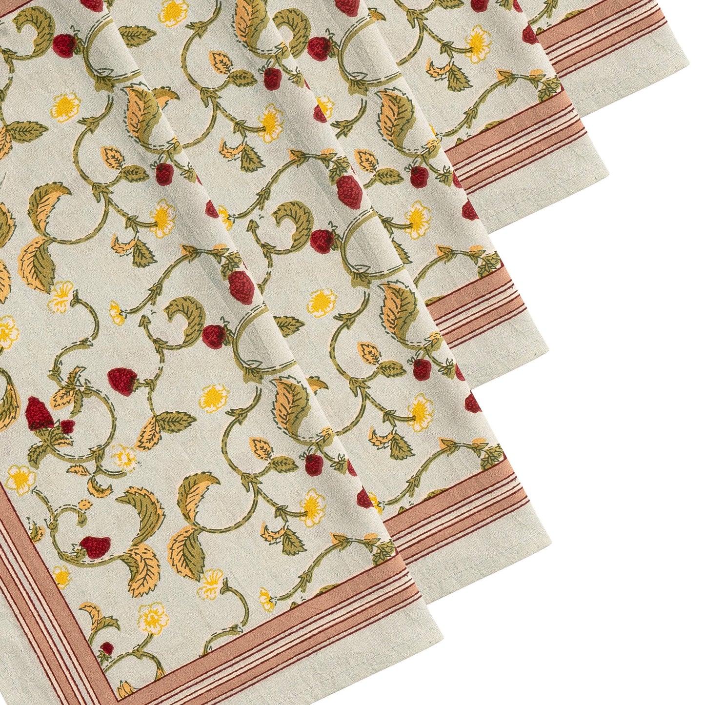 Strawberry Blue Napkins - Set of 6
