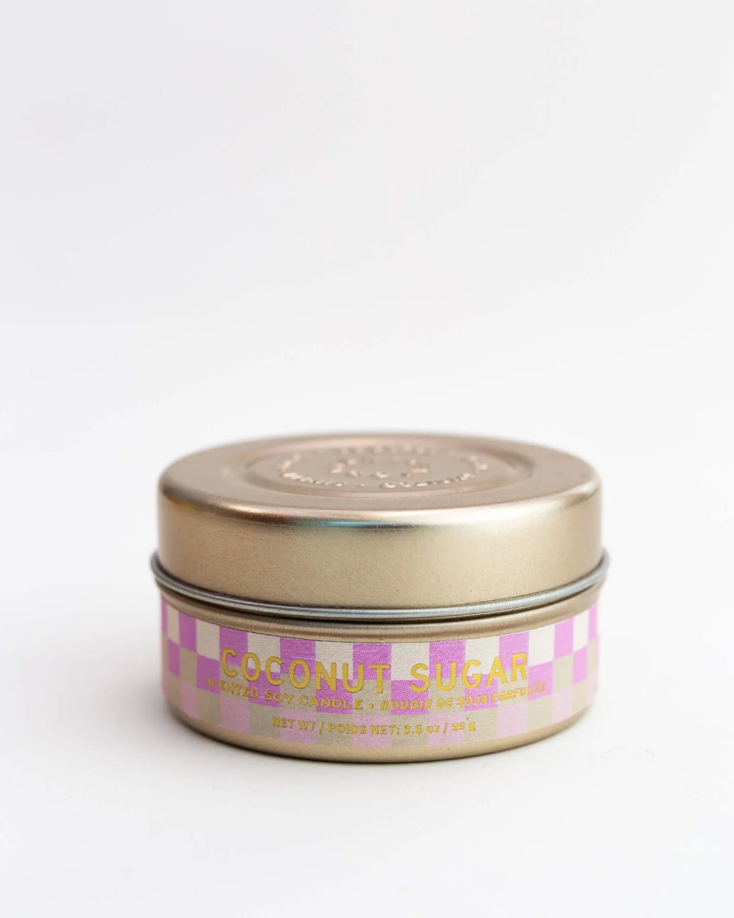 coconut sugar tin candle
