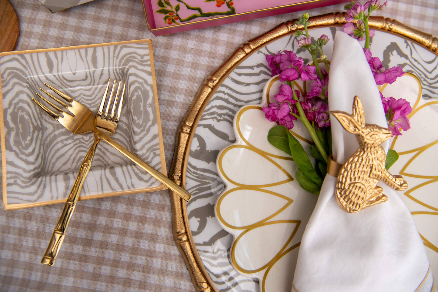 Rabbit Napkin Ring (4pk)