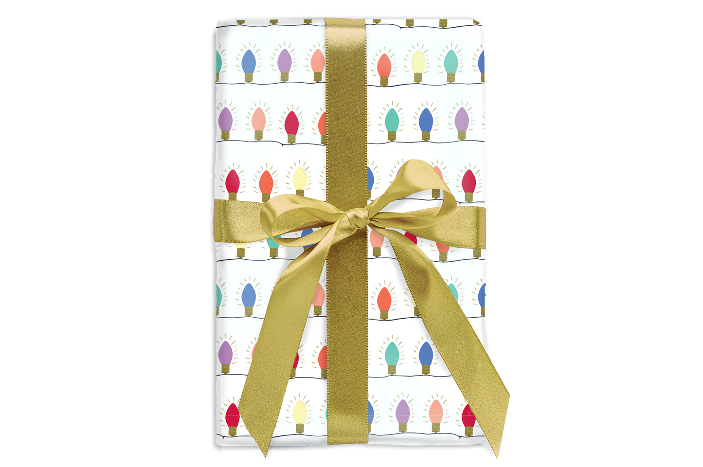 Roll - Rainbow String Lights Gift Wrap