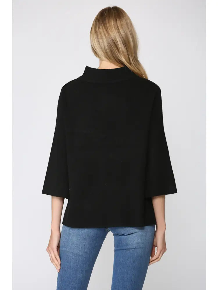 davis mock neck sweater