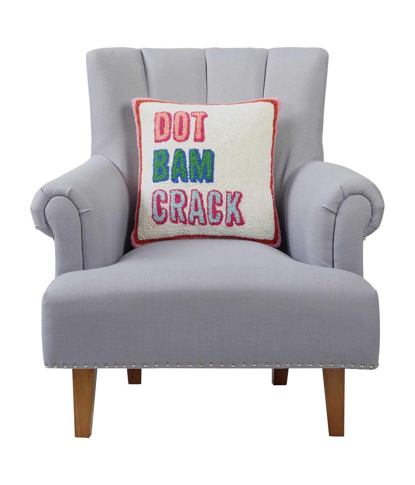 Dot Bam Crack Hook Pillow