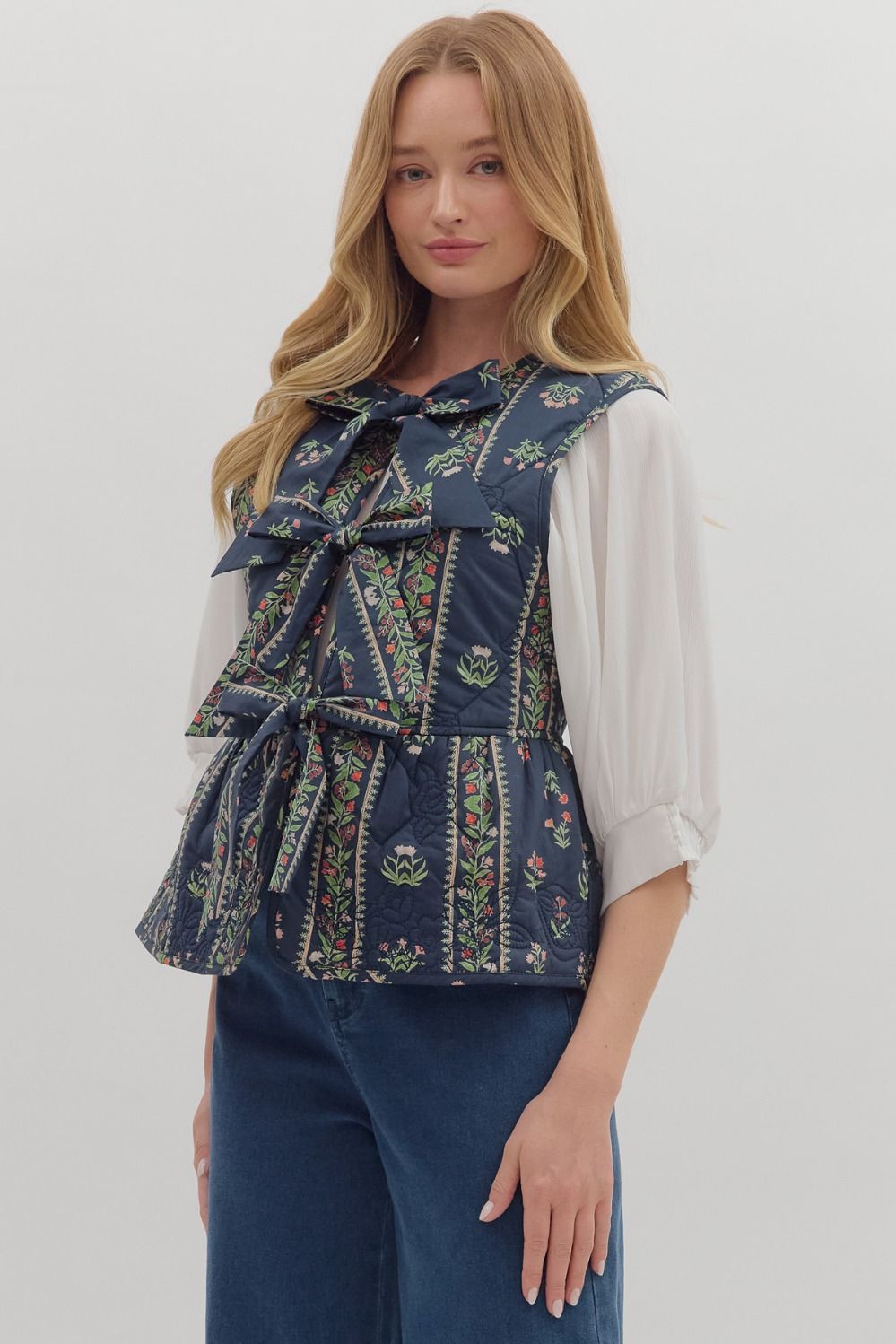 amiee botanical vest