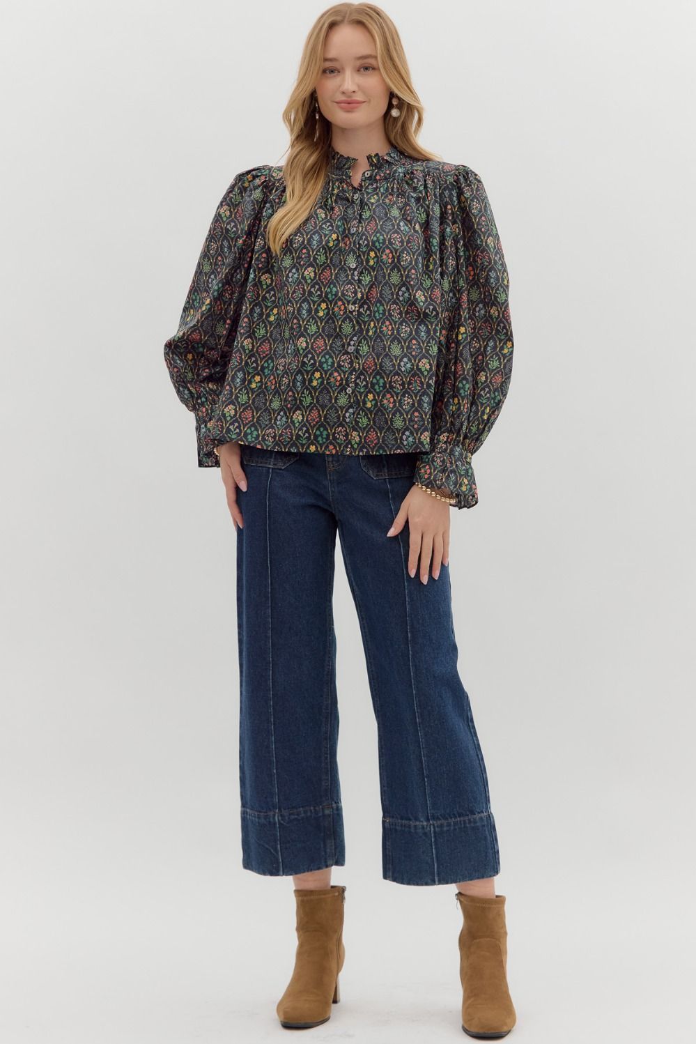 harper puff sleeve blouse