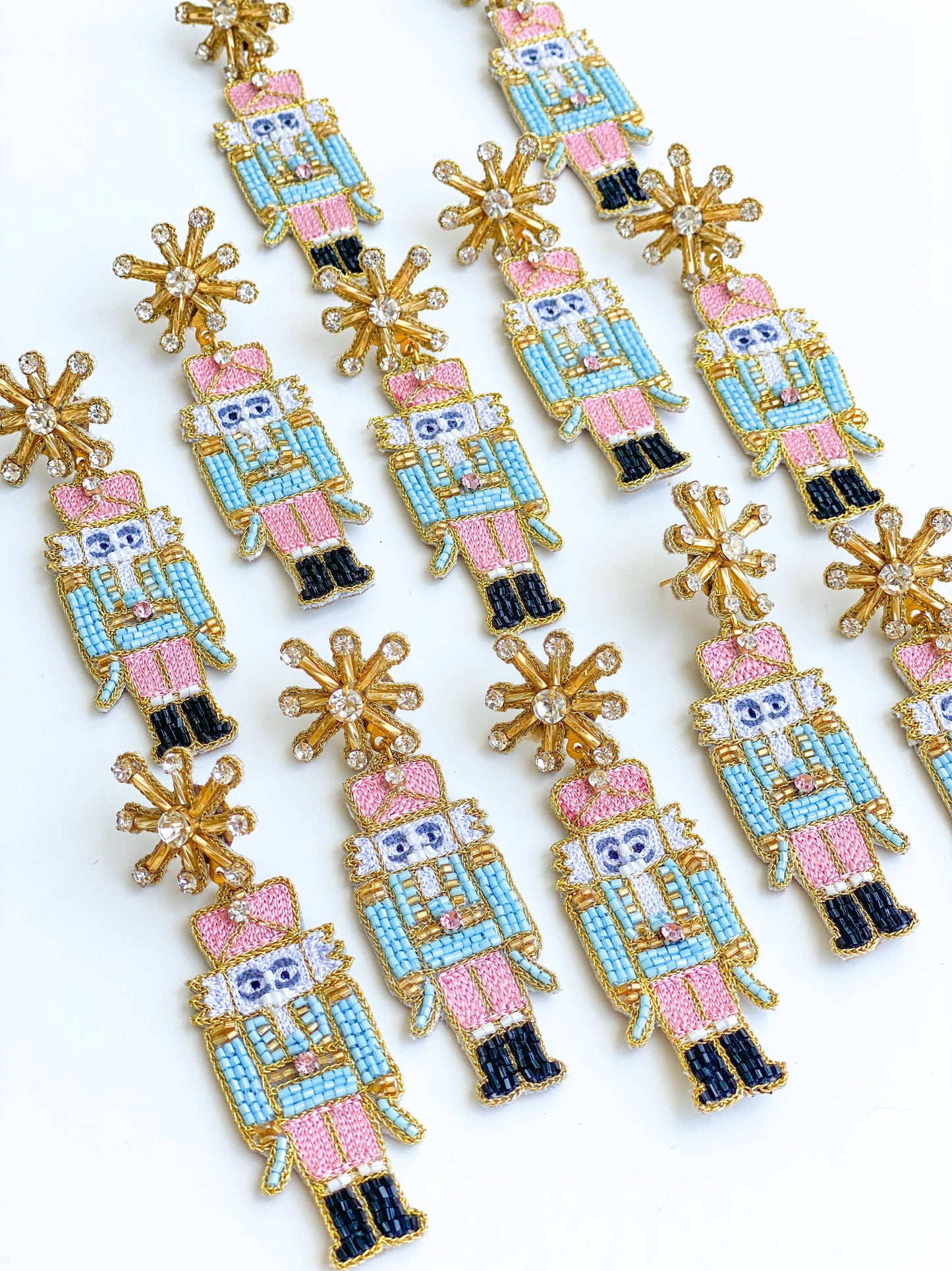 holiday nutcracker earrings