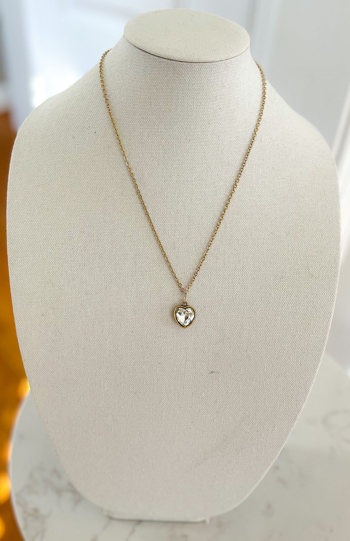 heart flutters necklace