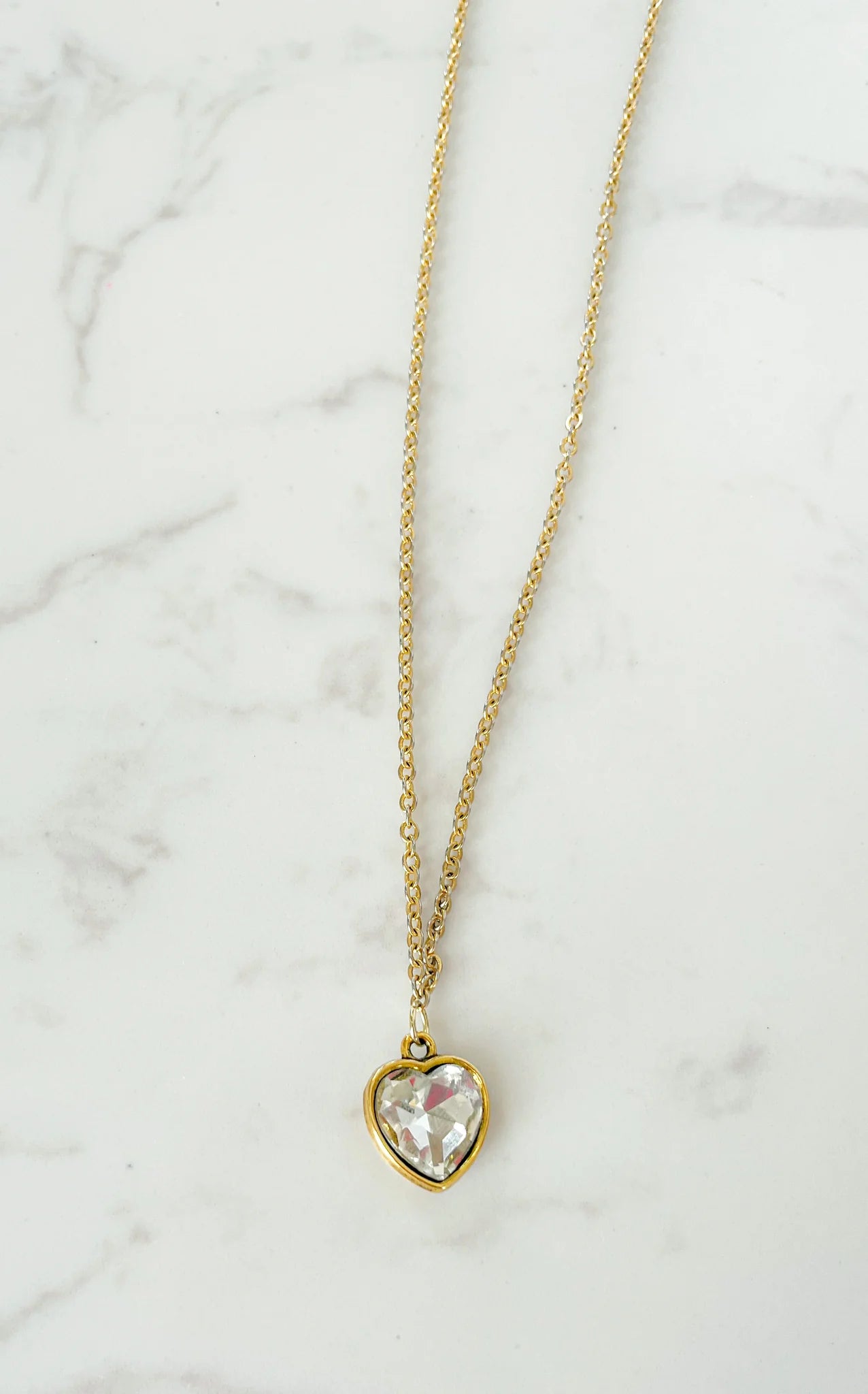 heart flutters necklace
