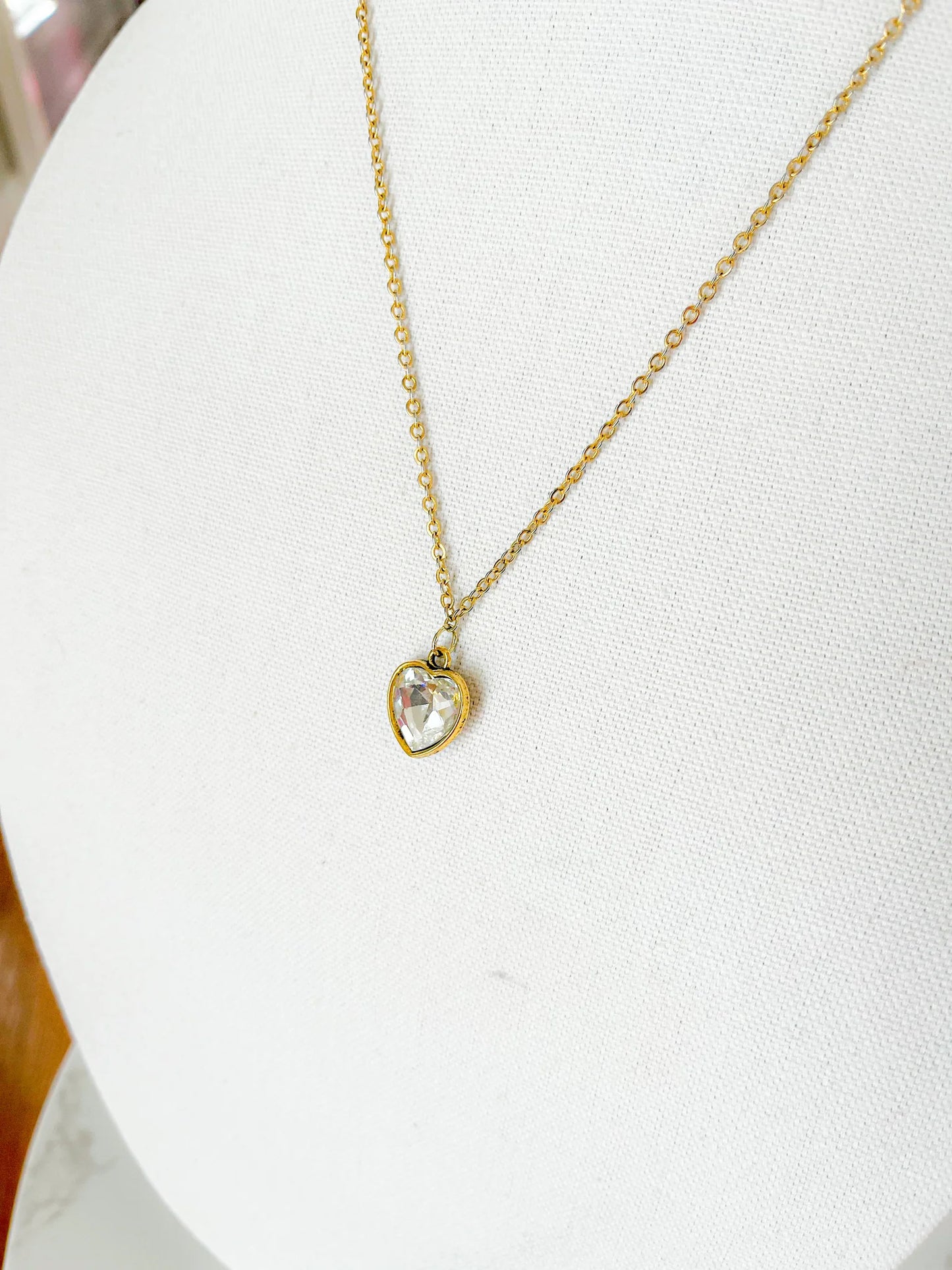 heart flutters necklace