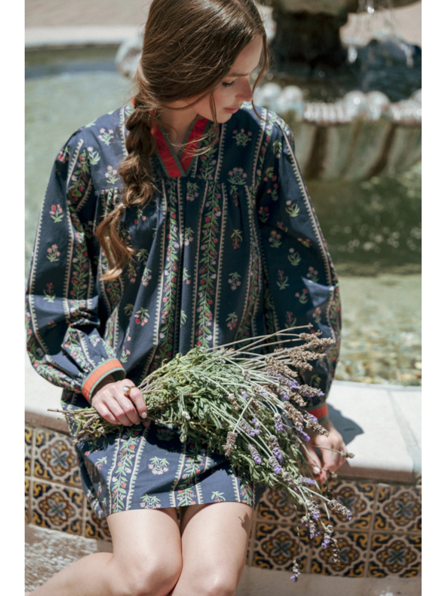 jordan floral dress