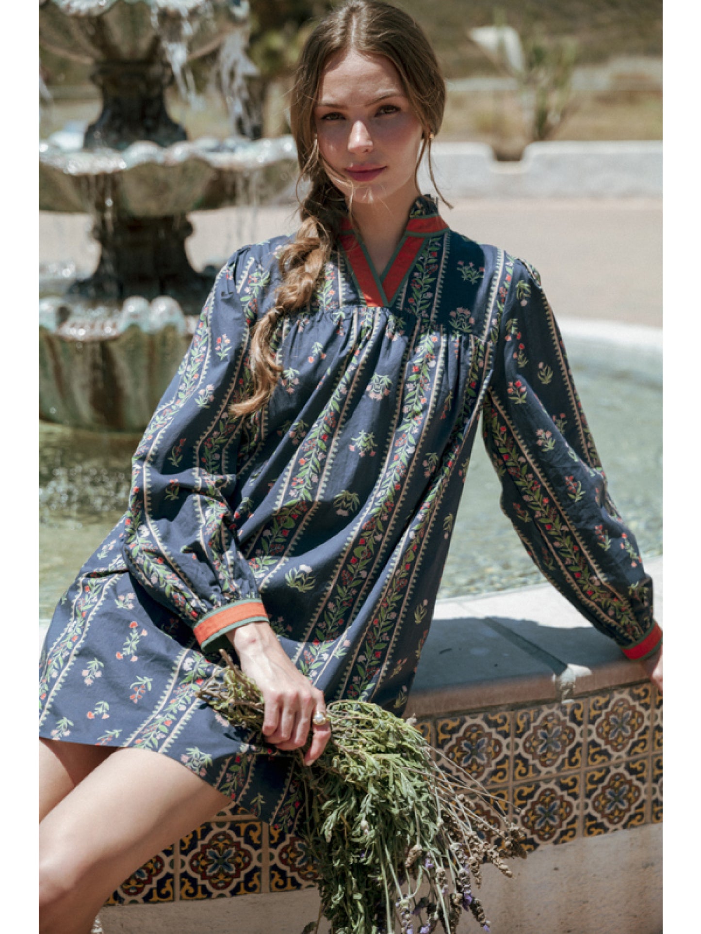 jordan floral dress