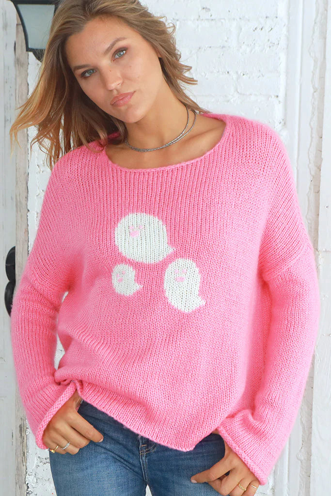 mini ghosts crew pretty in pink