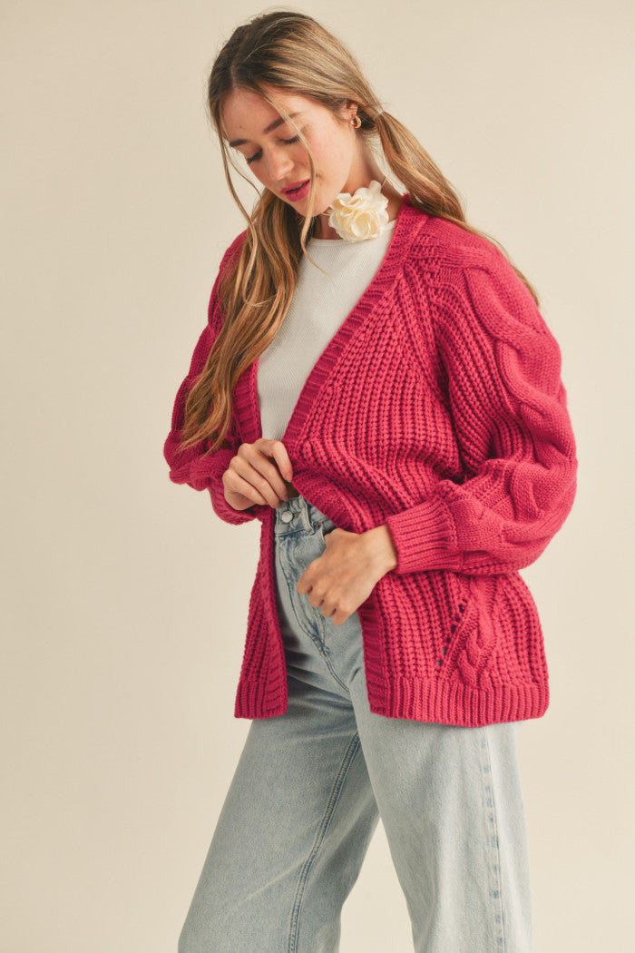 sweater weather cardi