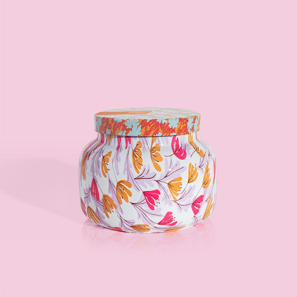 pineapple flower pattern play 19 oz jar