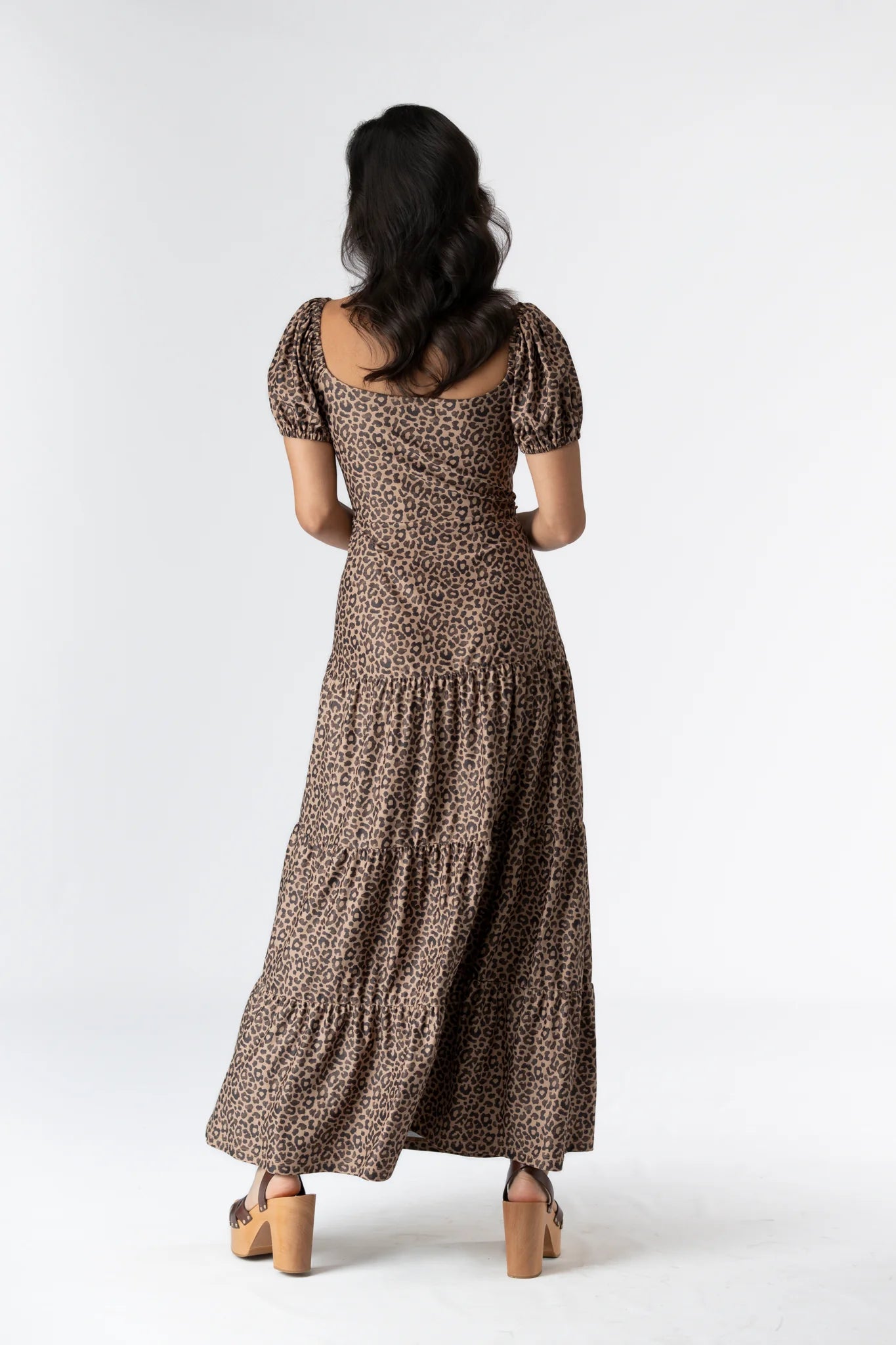 heidi dress coffee jungle