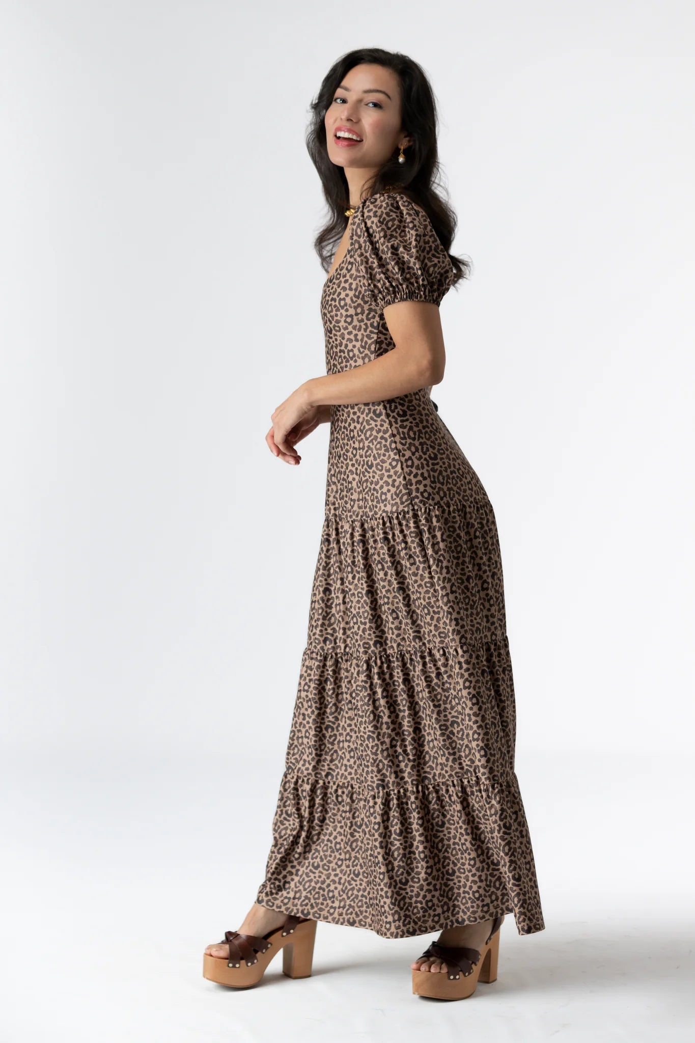 heidi dress coffee jungle