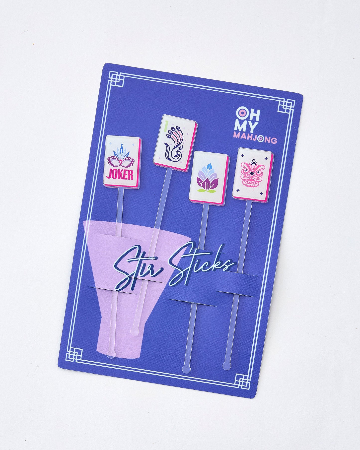 soiree acrylic cocktail stir sticks