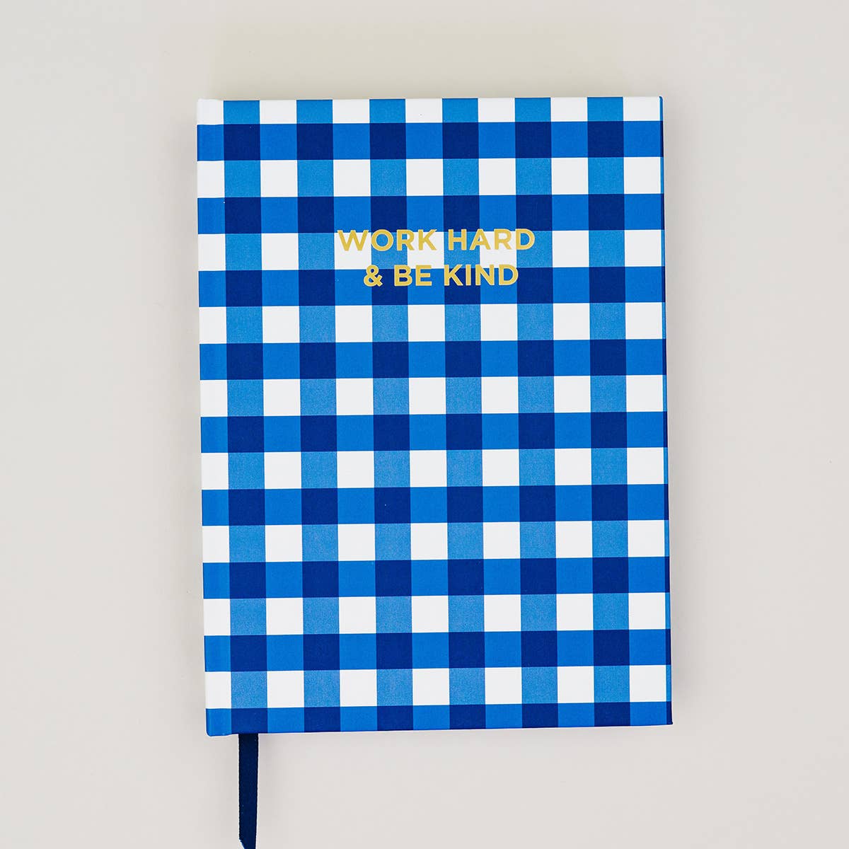 gingham/stars notebook