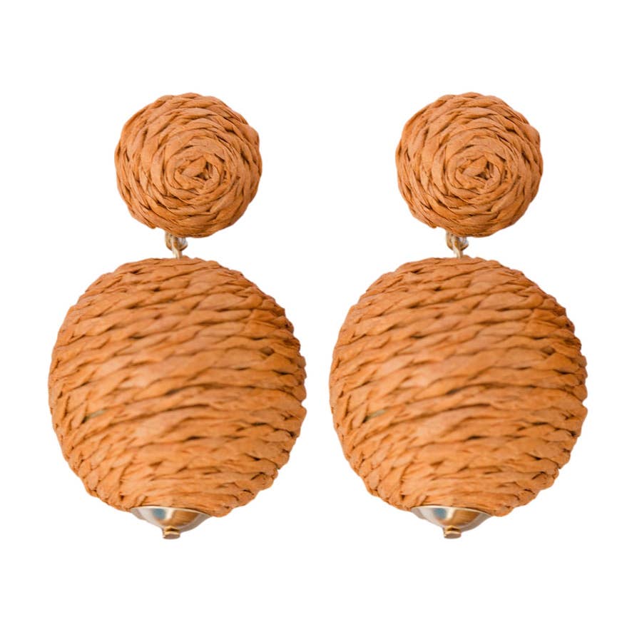 brown lido pom poms