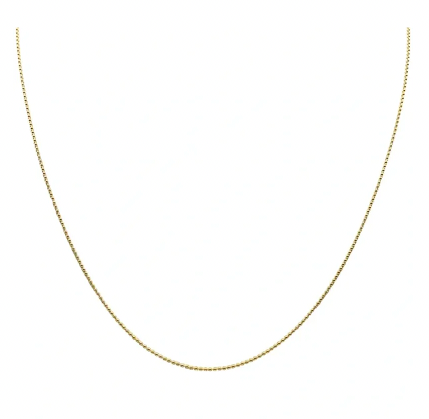 goddess charm bar ball chain