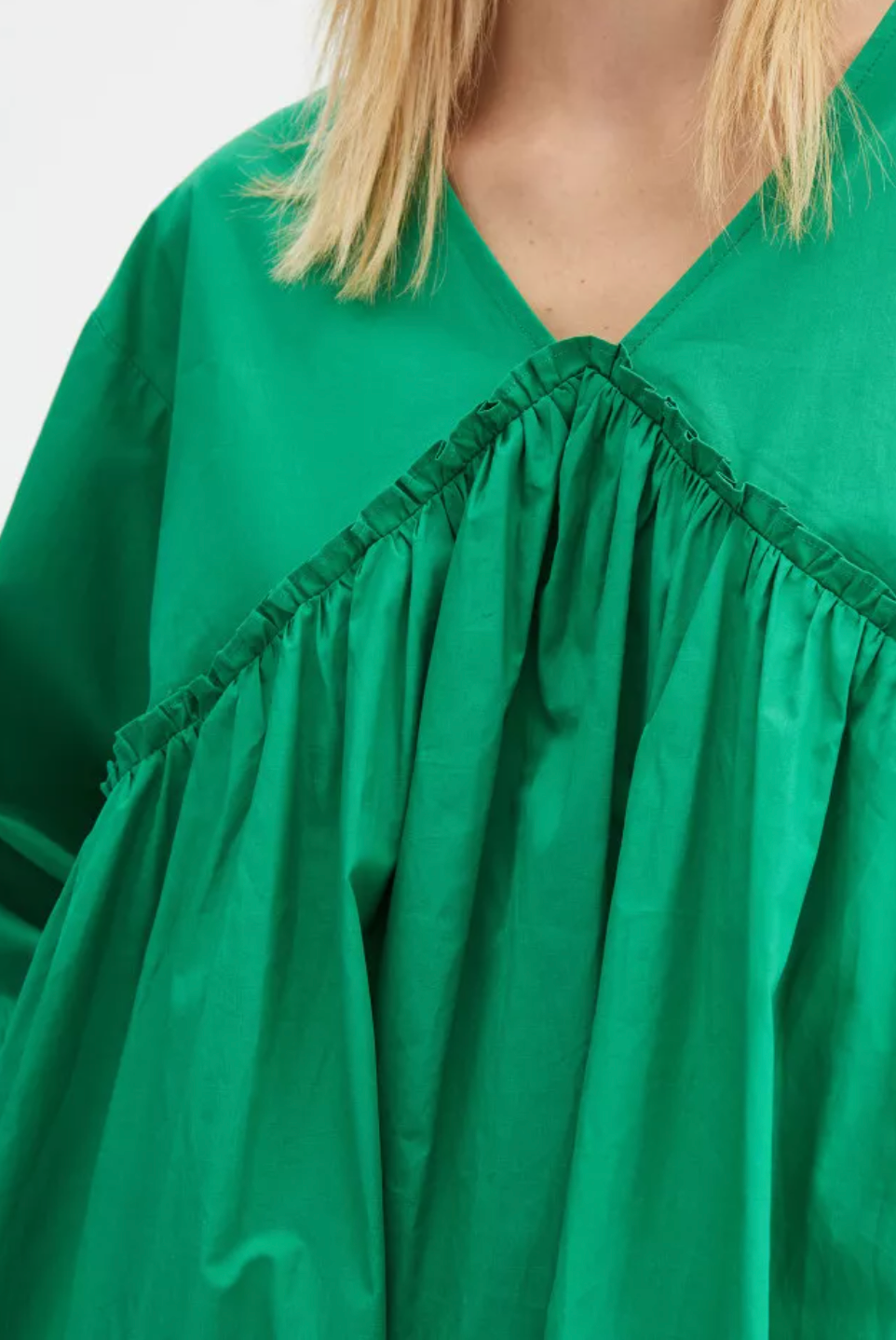 nicole puff sleeve dress
