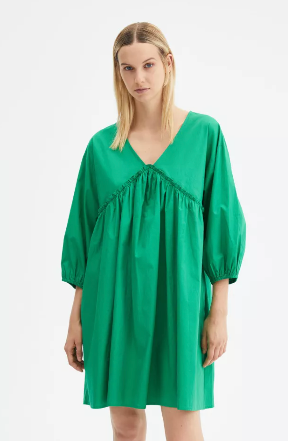 nicole puff sleeve dress