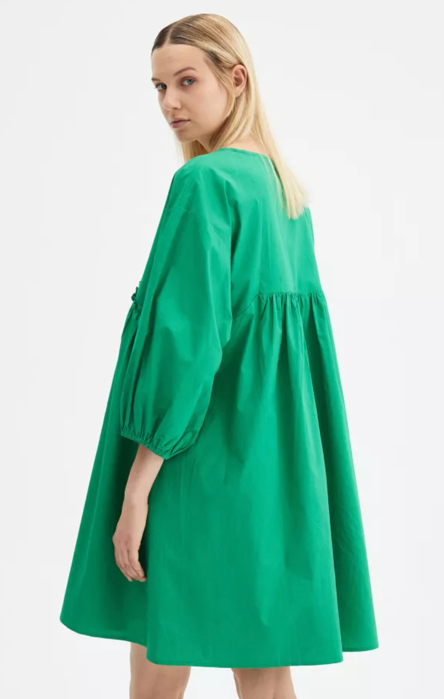 nicole puff sleeve dress