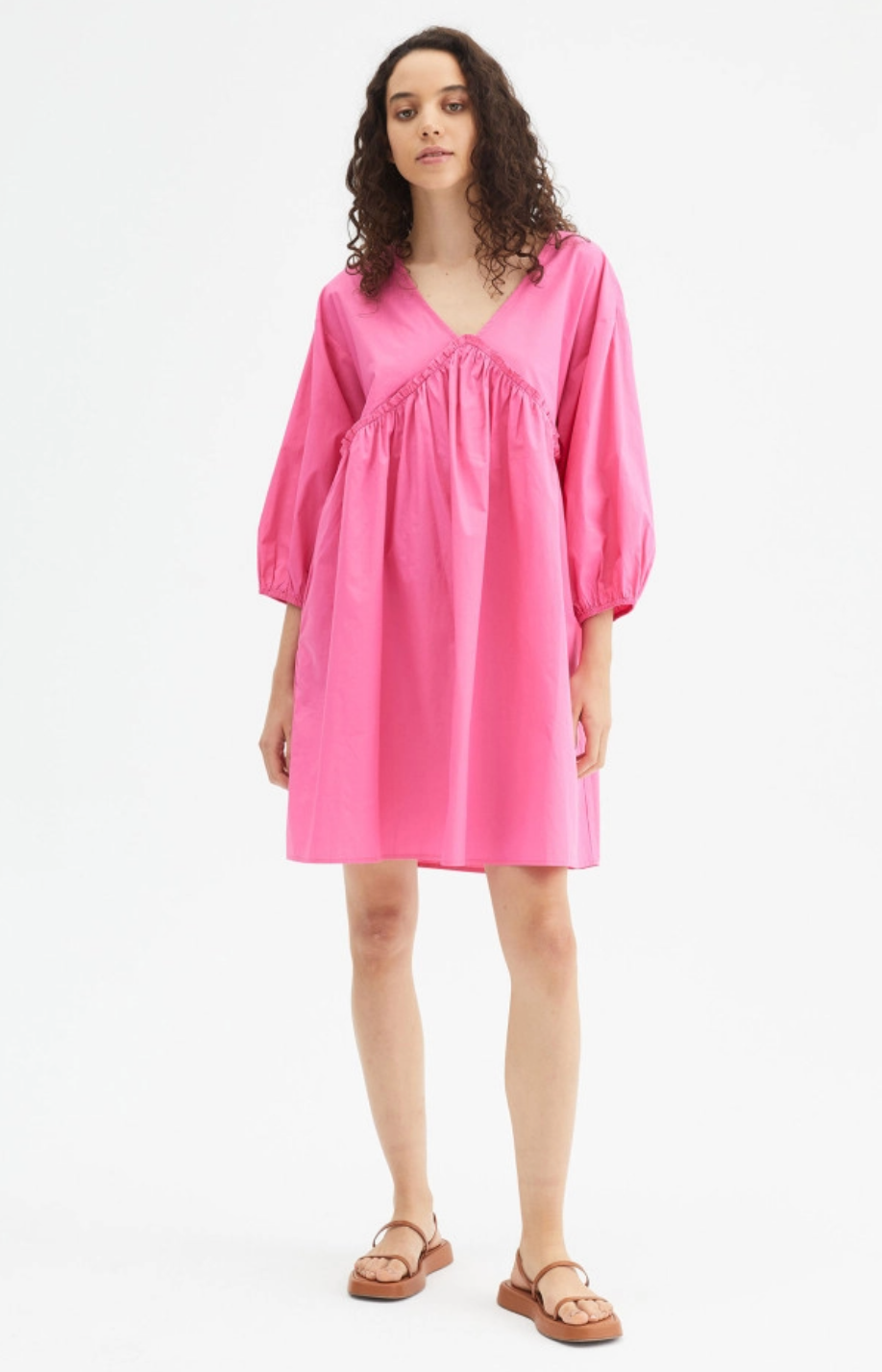 nicole puff sleeve dress