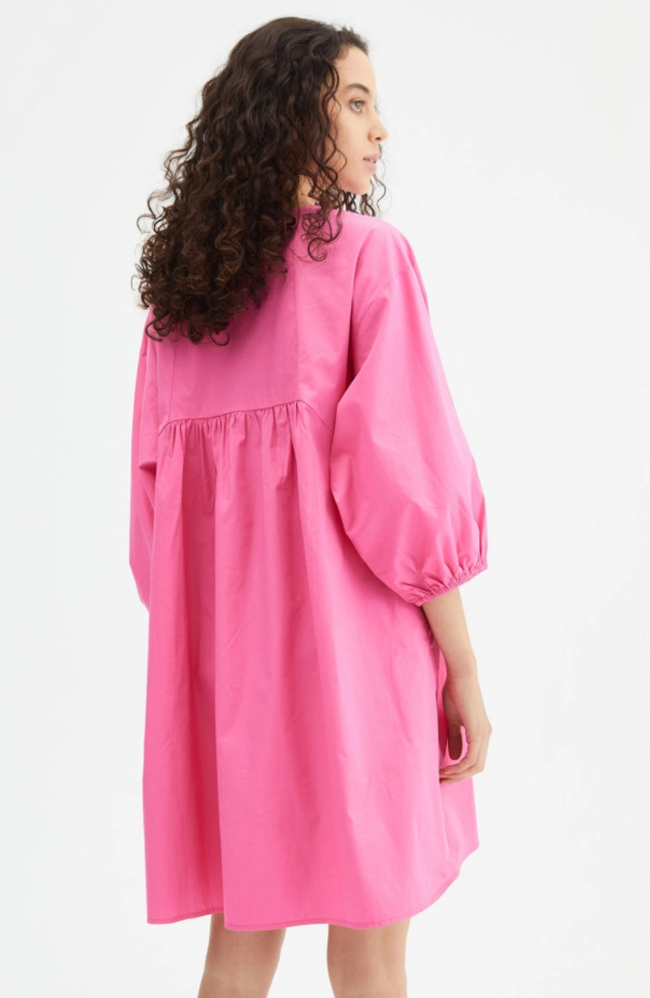 nicole puff sleeve dress