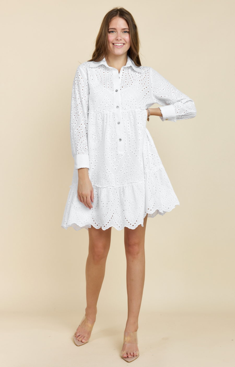 mariela dress white