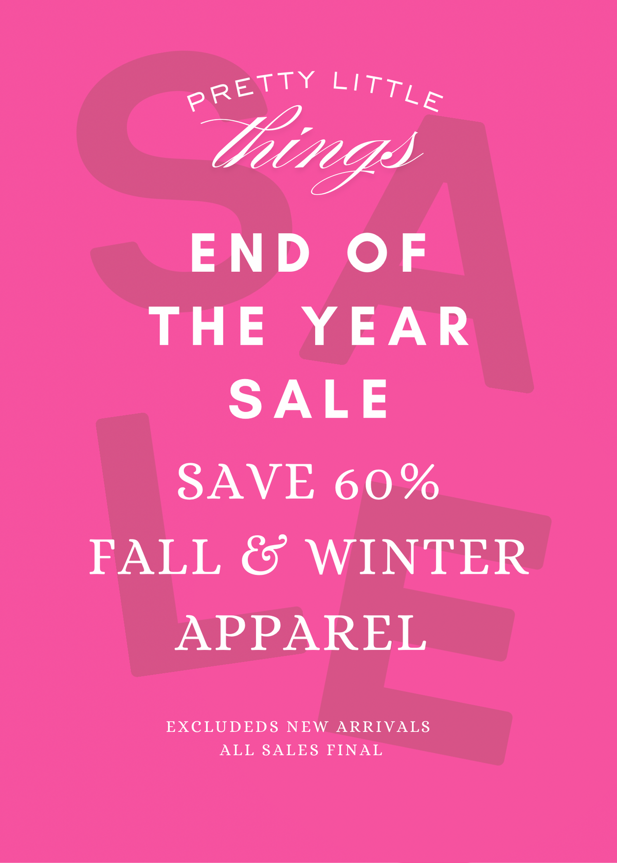end of the year sale