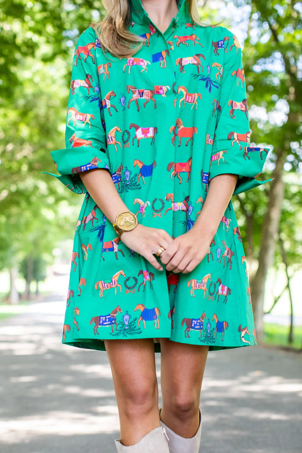 high horse ruthie shirt dress