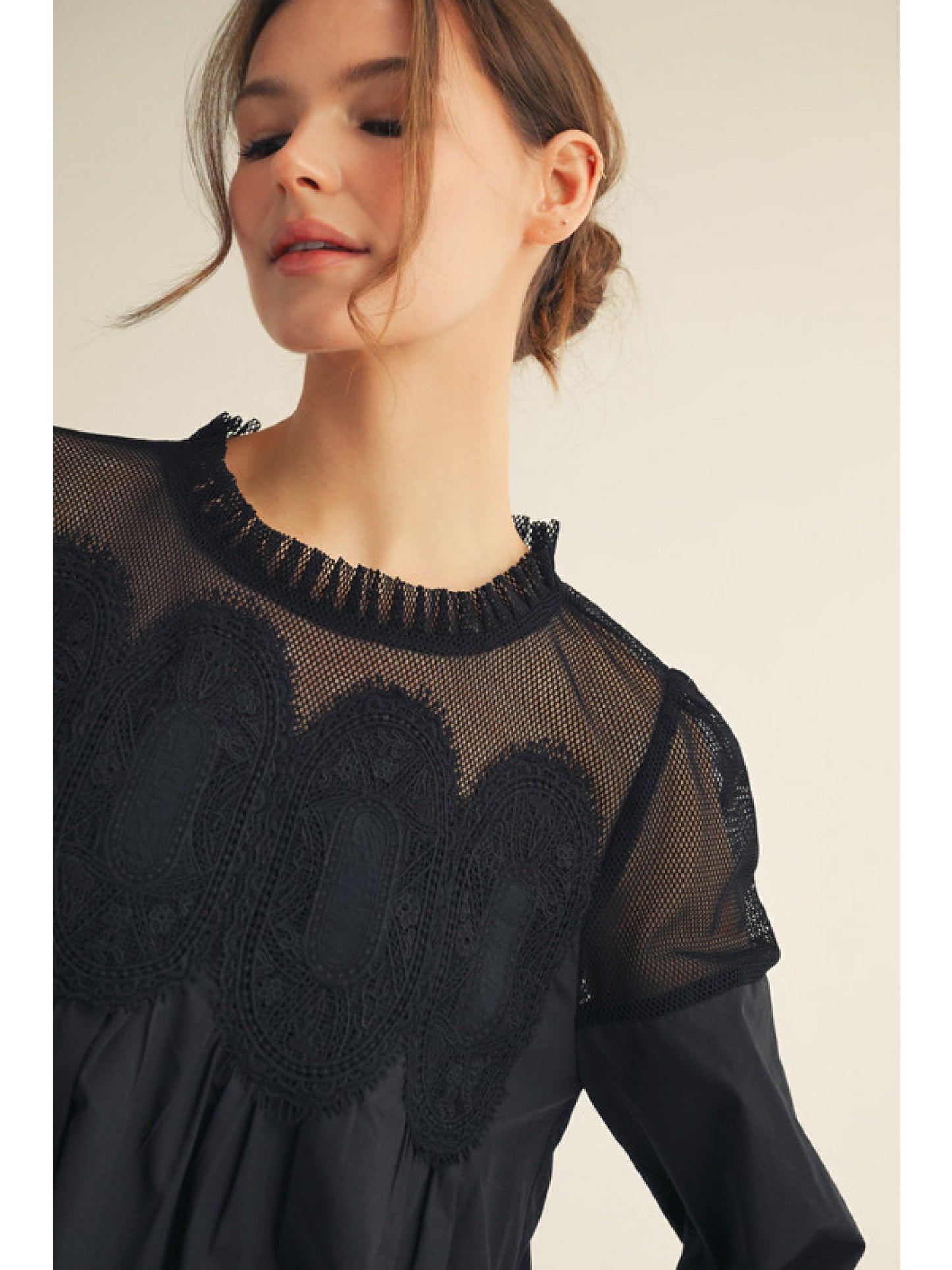 amelia lace blouse